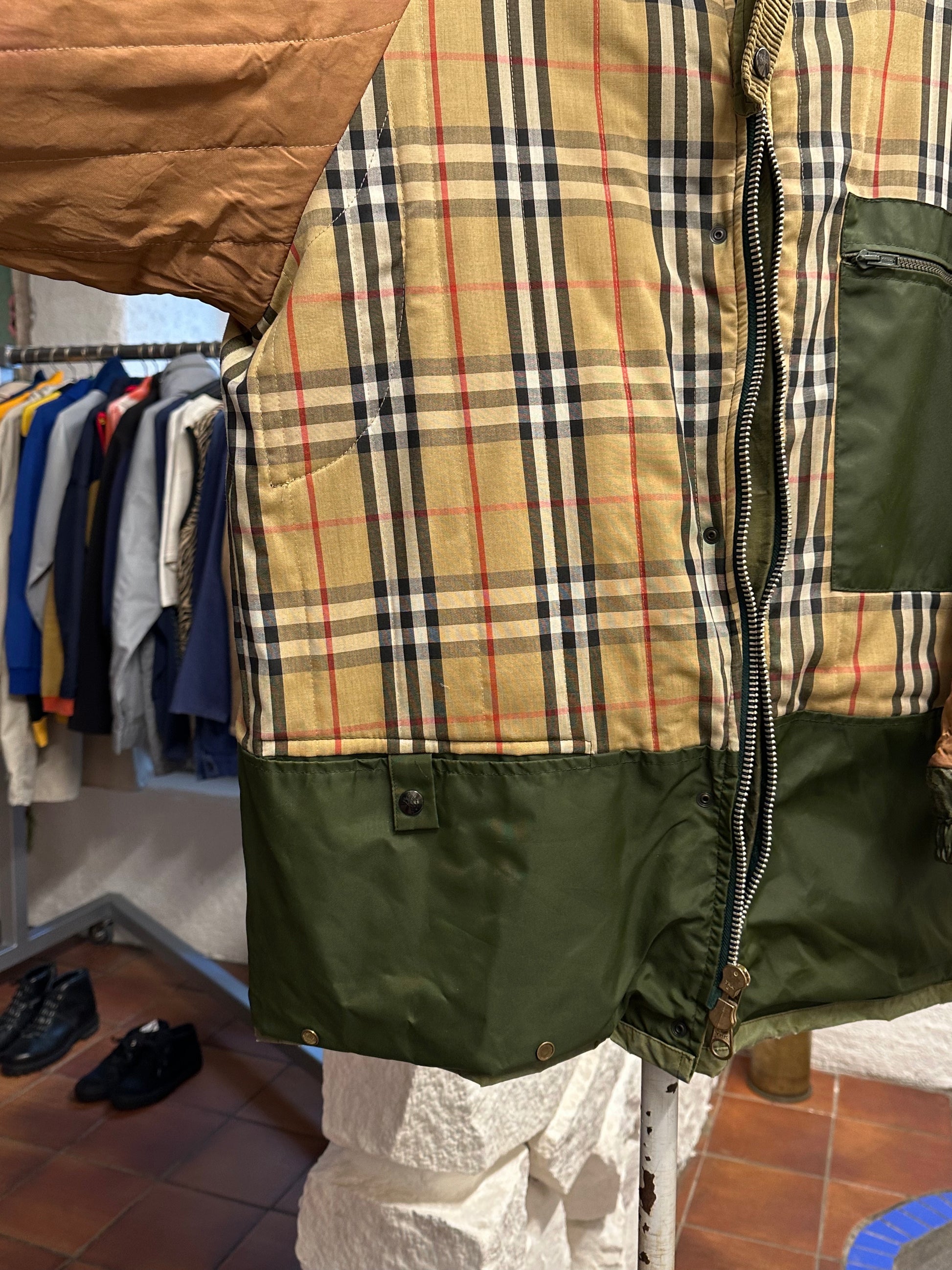 Burberrys Waxed Cotton Jacket 80's 90's 80年代 90年代 バーバリー Made in England イギリス製 Toto プラハ 古着屋 古着 Praha Prague Vintage store Vintage clothing イギリス古着 オイルドジャケット Rare レア 古着卸 フランス買い付け イギリス買い付け ユーロ古着 ヨーロッパ古着