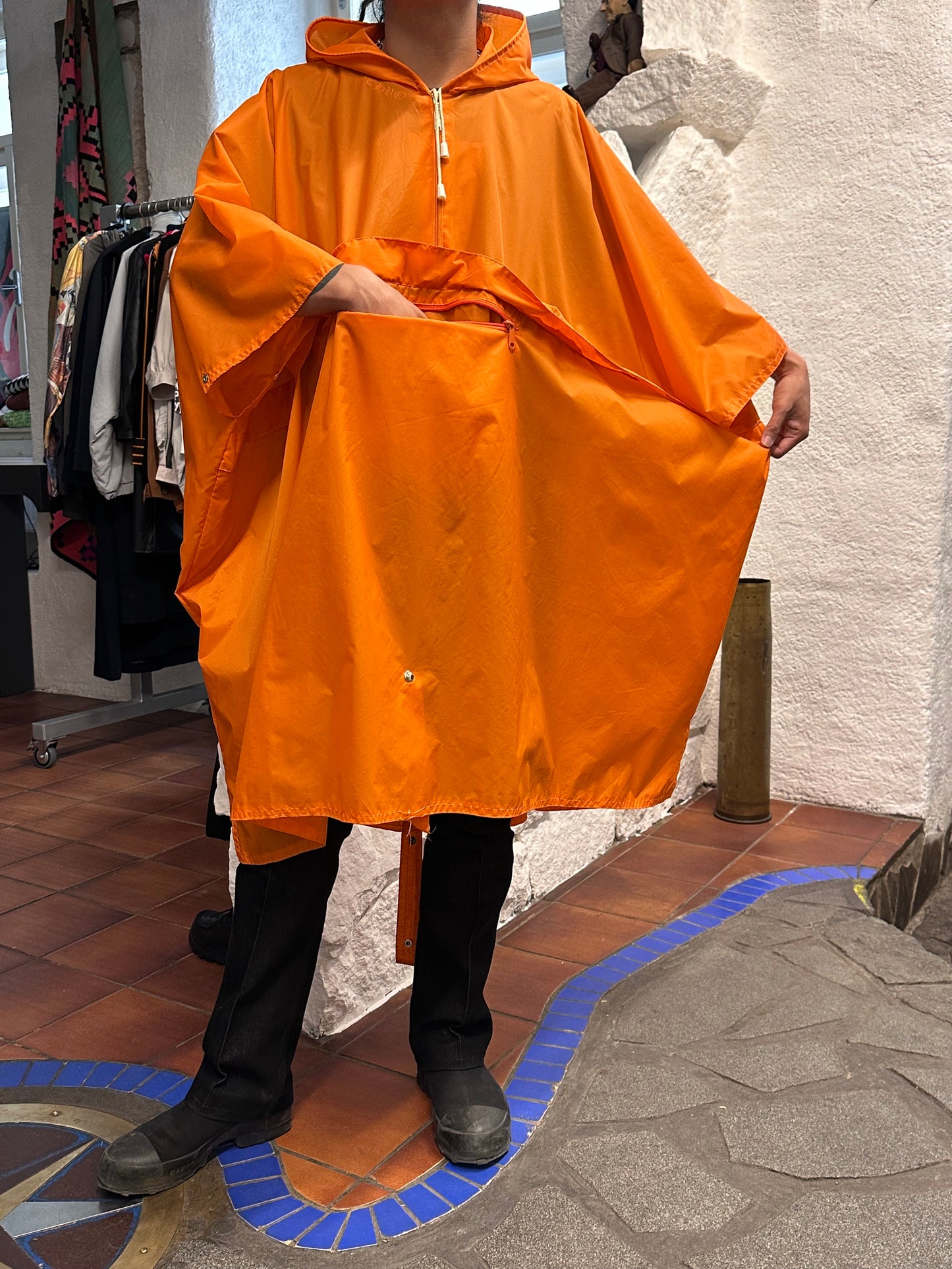 Vintage Nylon Poncho