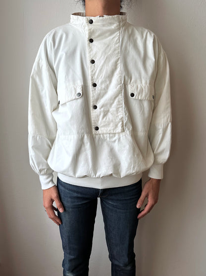 1980s Doubleface cotton pullover jacket