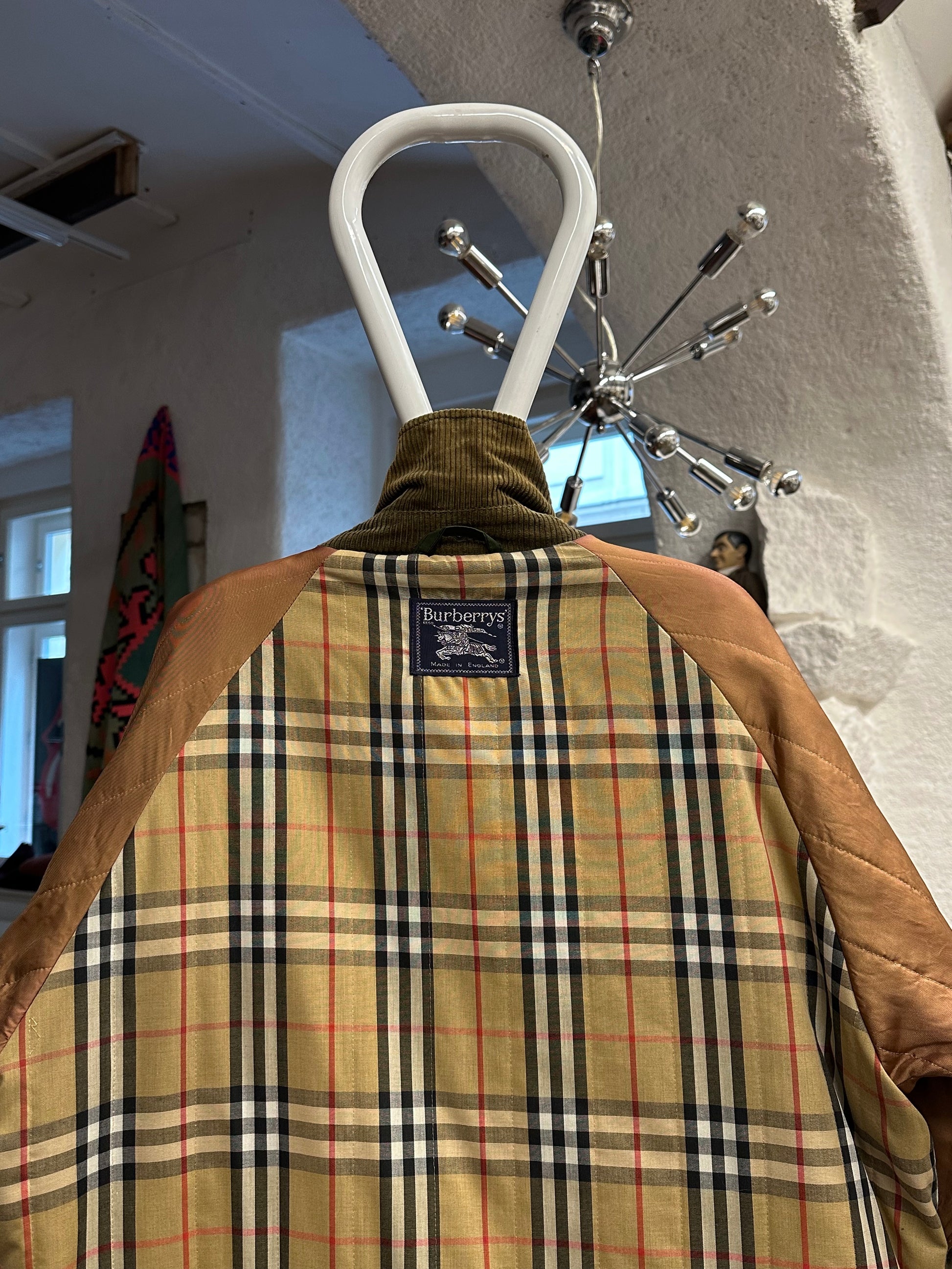 Burberrys Waxed Cotton Jacket 80's 90's 80年代 90年代 バーバリー Made in England イギリス製 Toto プラハ 古着屋 古着 Praha Prague Vintage store Vintage clothing イギリス古着 オイルドジャケット Rare レア 古着卸 フランス買い付け イギリス買い付け ユーロ古着 ヨーロッパ古着