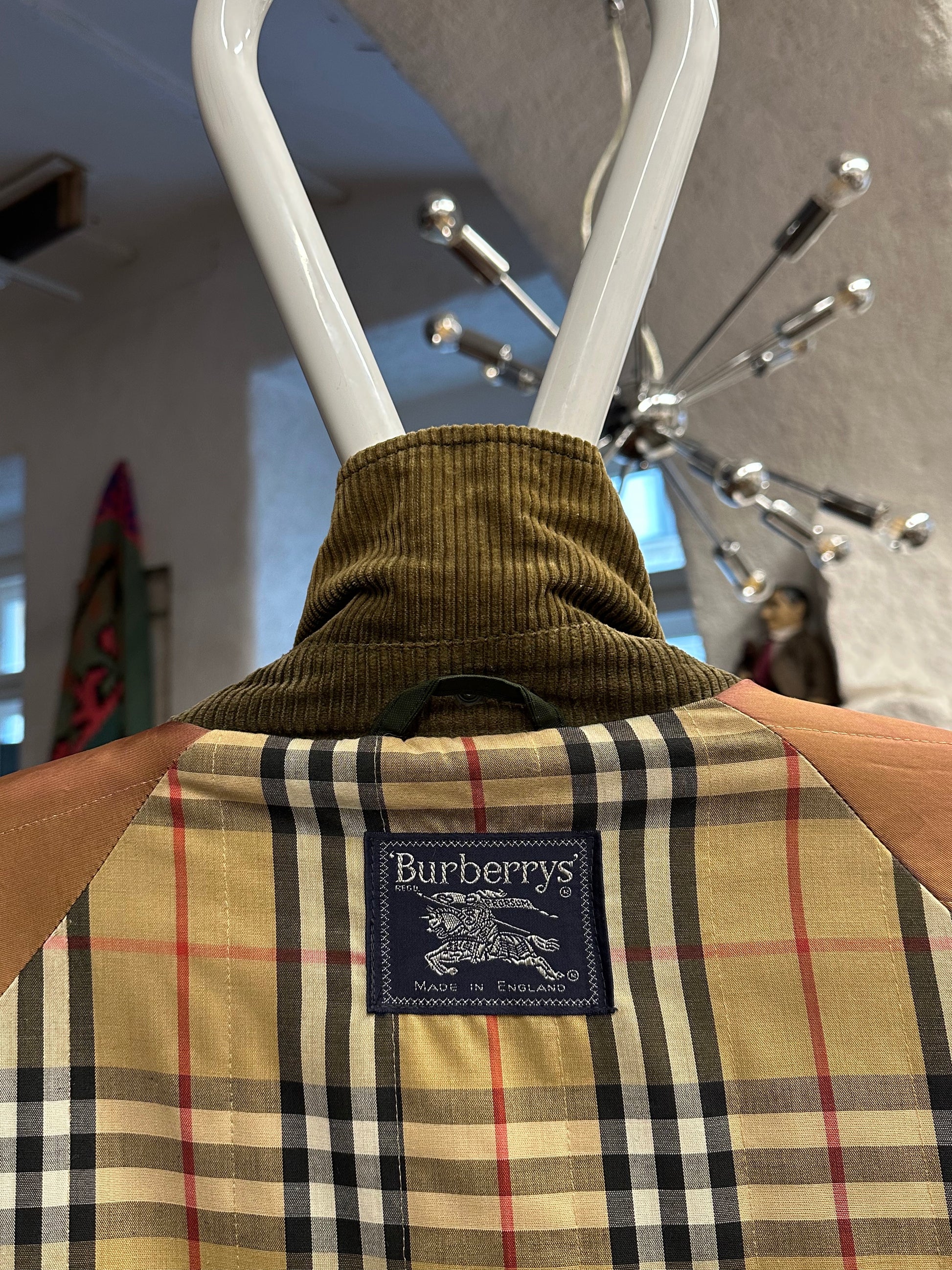 Burberrys Waxed Cotton Jacket 80's 90's 80年代 90年代 バーバリー Made in England イギリス製 Toto プラハ 古着屋 古着 Praha Prague Vintage store Vintage clothing イギリス古着 オイルドジャケット Rare レア 古着卸 フランス買い付け イギリス買い付け ユーロ古着 ヨーロッパ古着