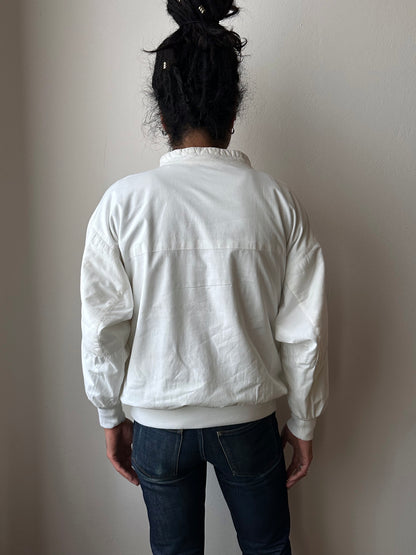 1980s Doubleface cotton pullover jacket