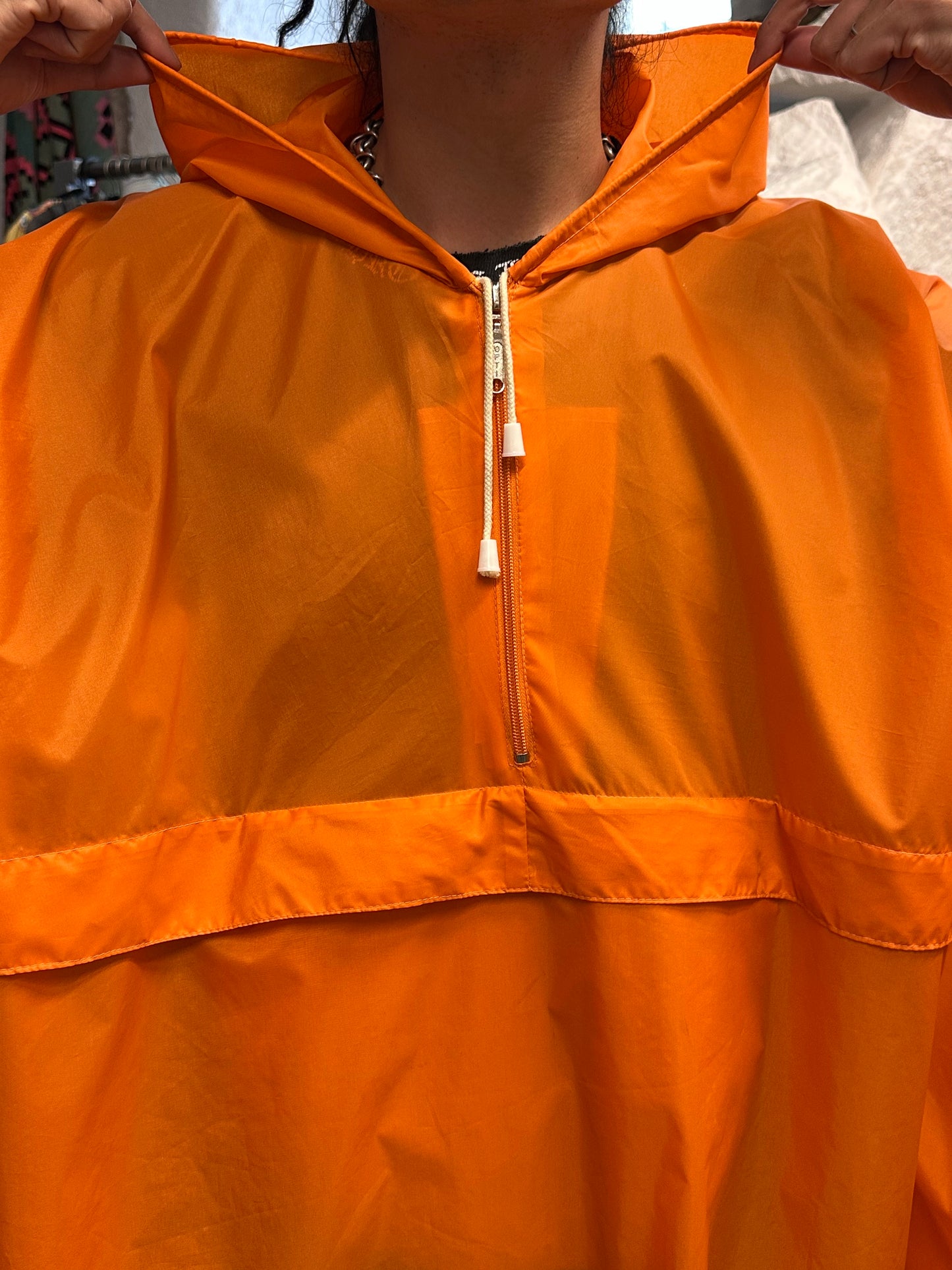 Vintage Nylon Poncho