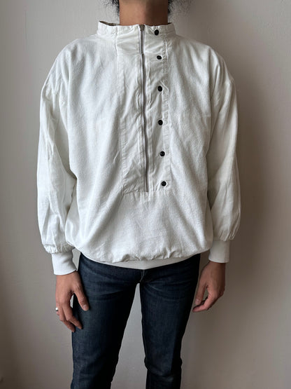 1980s Doubleface cotton pullover jacket