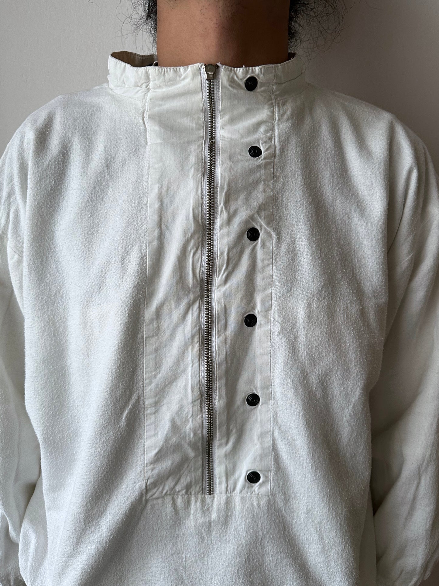 1980s Doubleface cotton pullover jacket