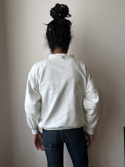 1980s Doubleface cotton pullover jacket