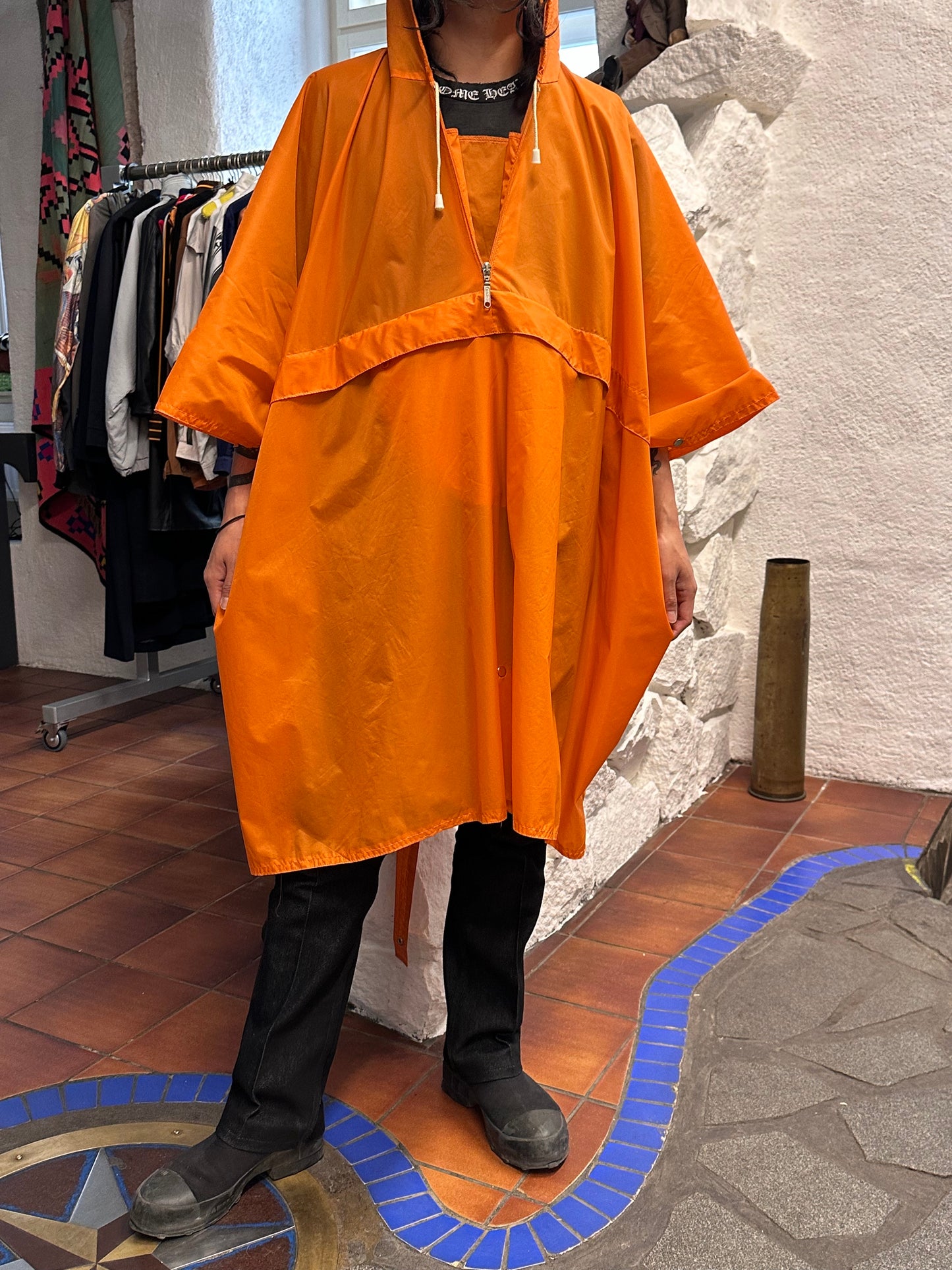 Vintage Nylon Poncho