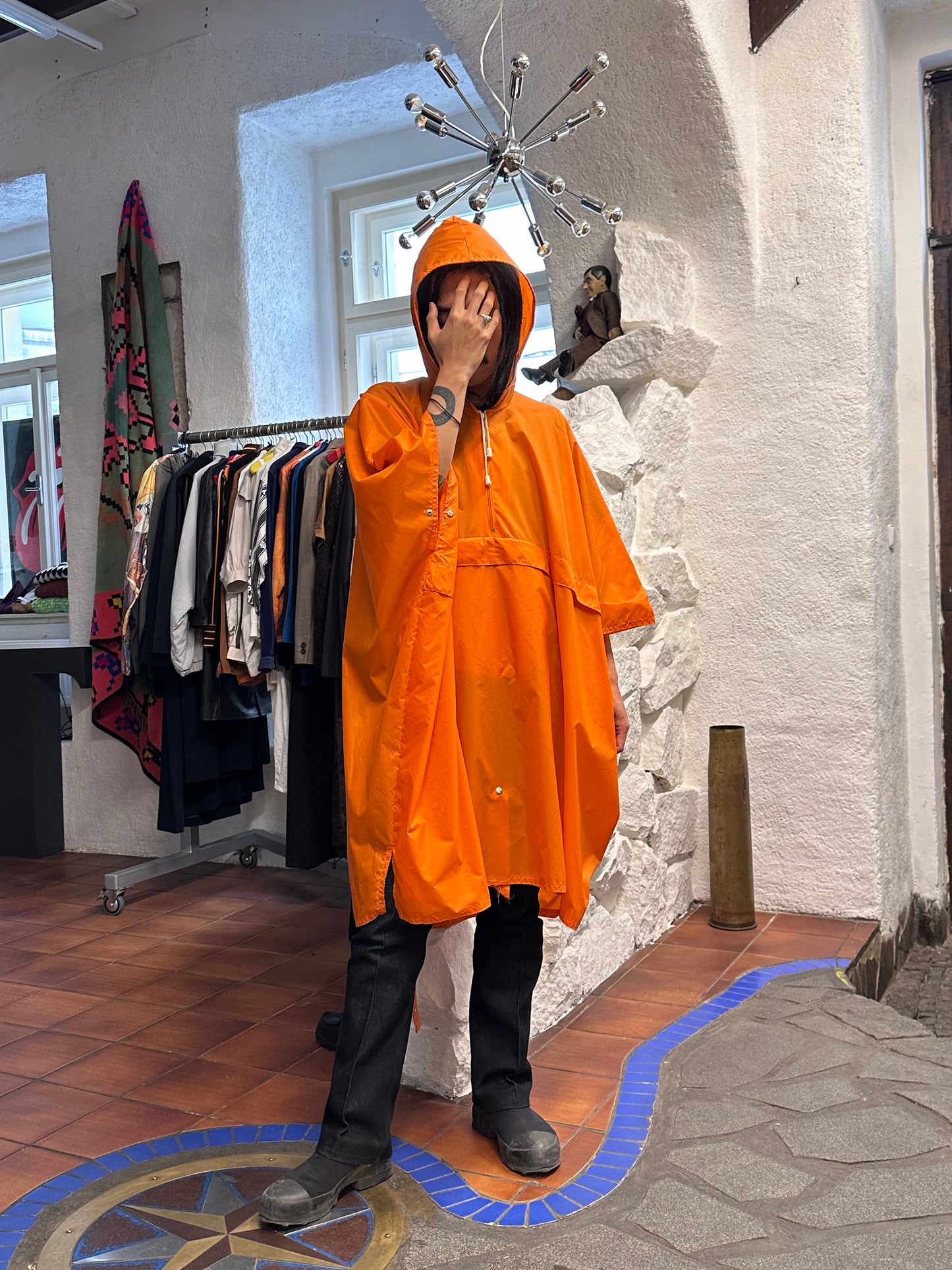 Vintage Nylon Poncho