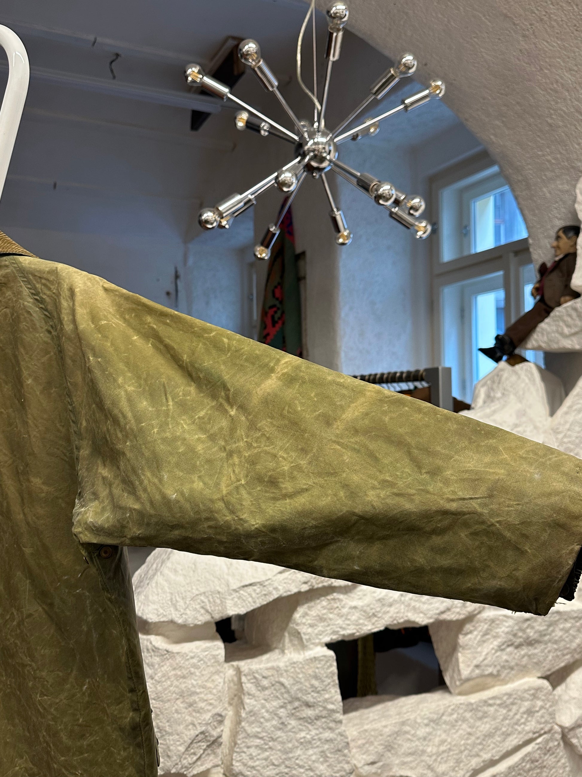 Burberrys Waxed Cotton Jacket 80's 90's 80年代 90年代 バーバリー Made in England イギリス製 Toto プラハ 古着屋 古着 Praha Prague Vintage store Vintage clothing イギリス古着 オイルドジャケット Rare レア 古着卸 フランス買い付け イギリス買い付け ユーロ古着 ヨーロッパ古着