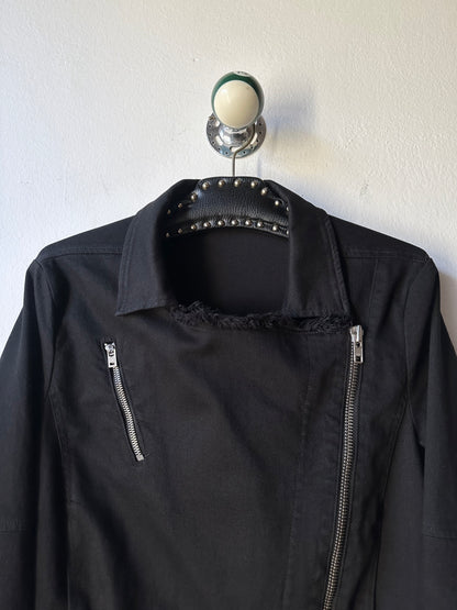 HELMUT LANG cotton biker jacket made in USA