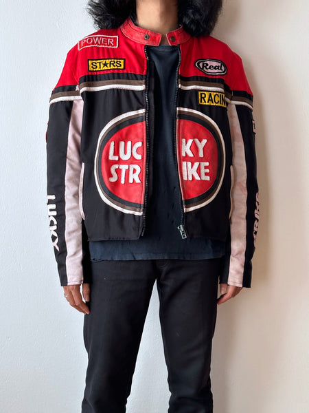 90's 90年代 Vintage Lucky Strike Racing jacket ヴィンテージ ラッキーストライク レーシングジャケット motorcycle モーターサイクル Toto 古着屋 古着 プラハ Prague Praha Vintage store ユーロ古着 ヨーロッパ古着 古着卸