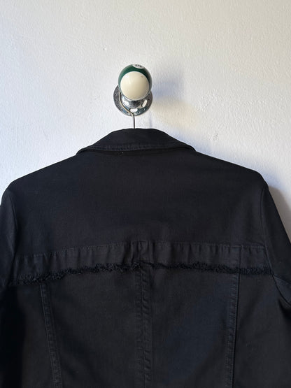 HELMUT LANG cotton biker jacket made in USA