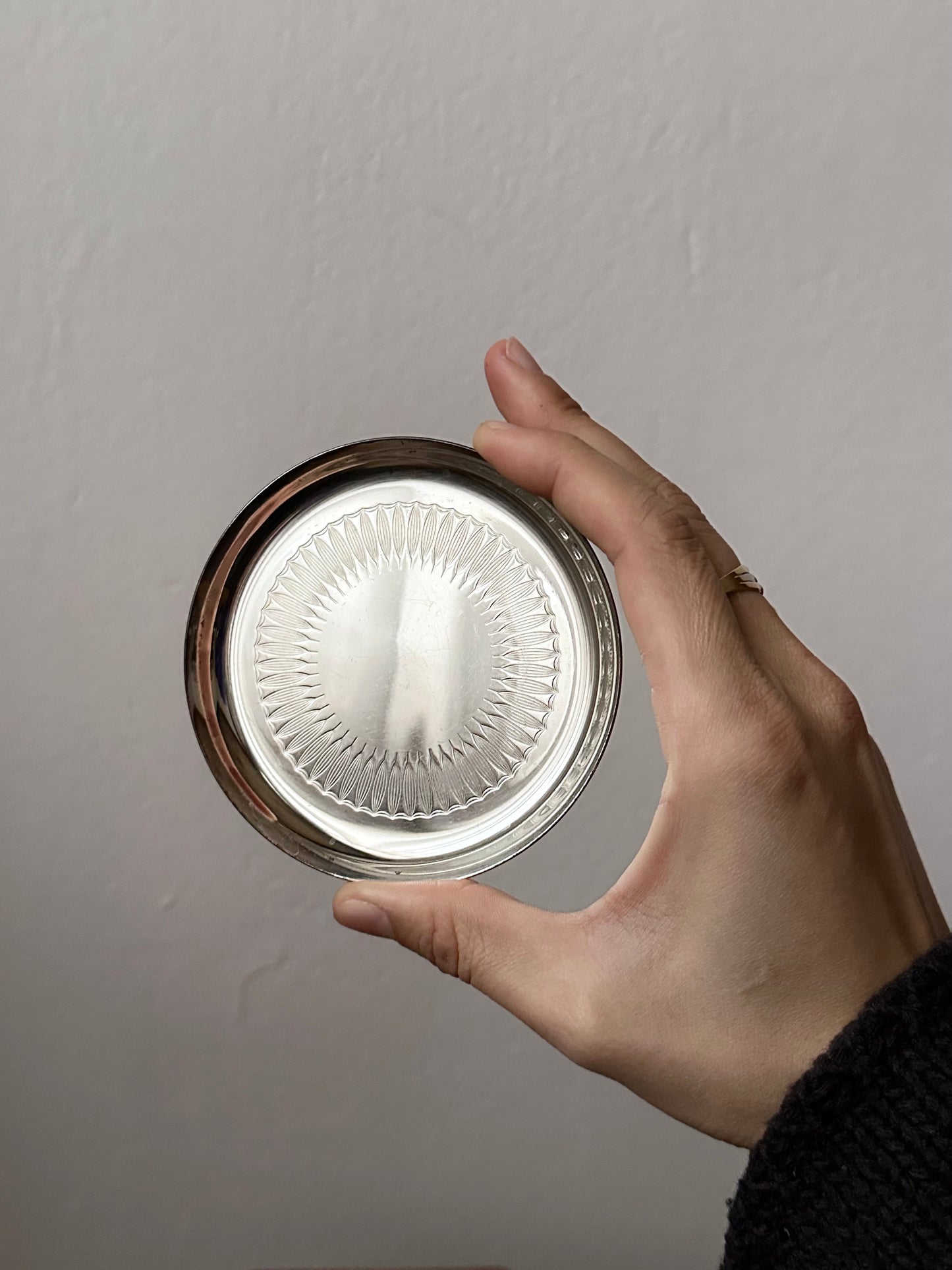 Vintage WMF coaster set of 6 with holder