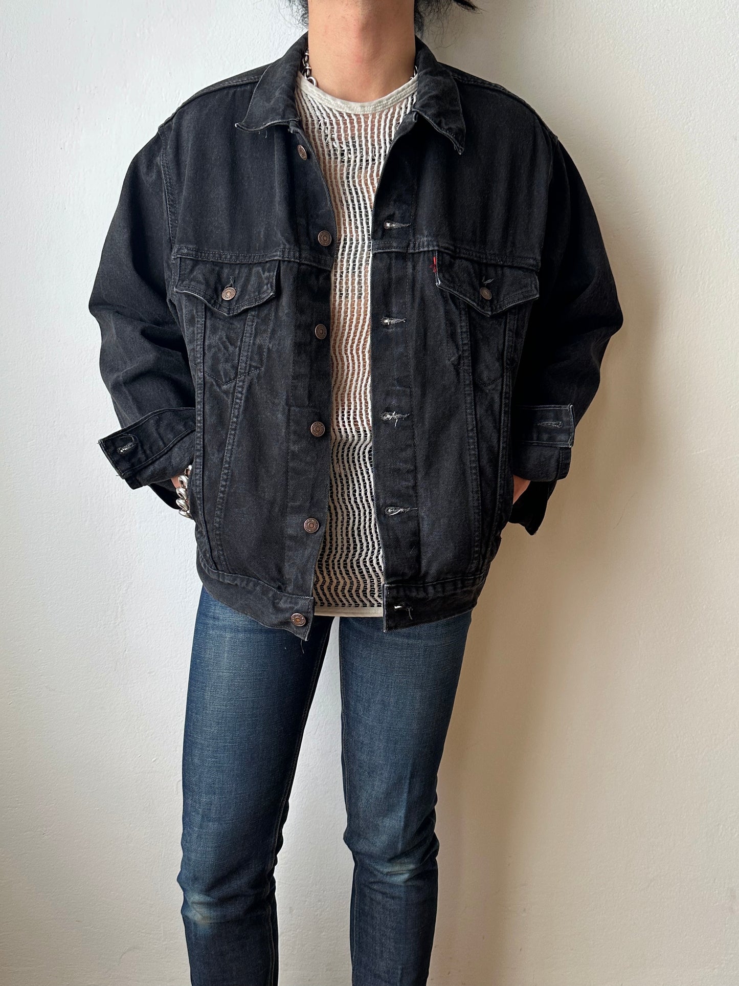 1990s Levi’s Black denim jacket