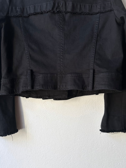 HELMUT LANG cotton biker jacket made in USA