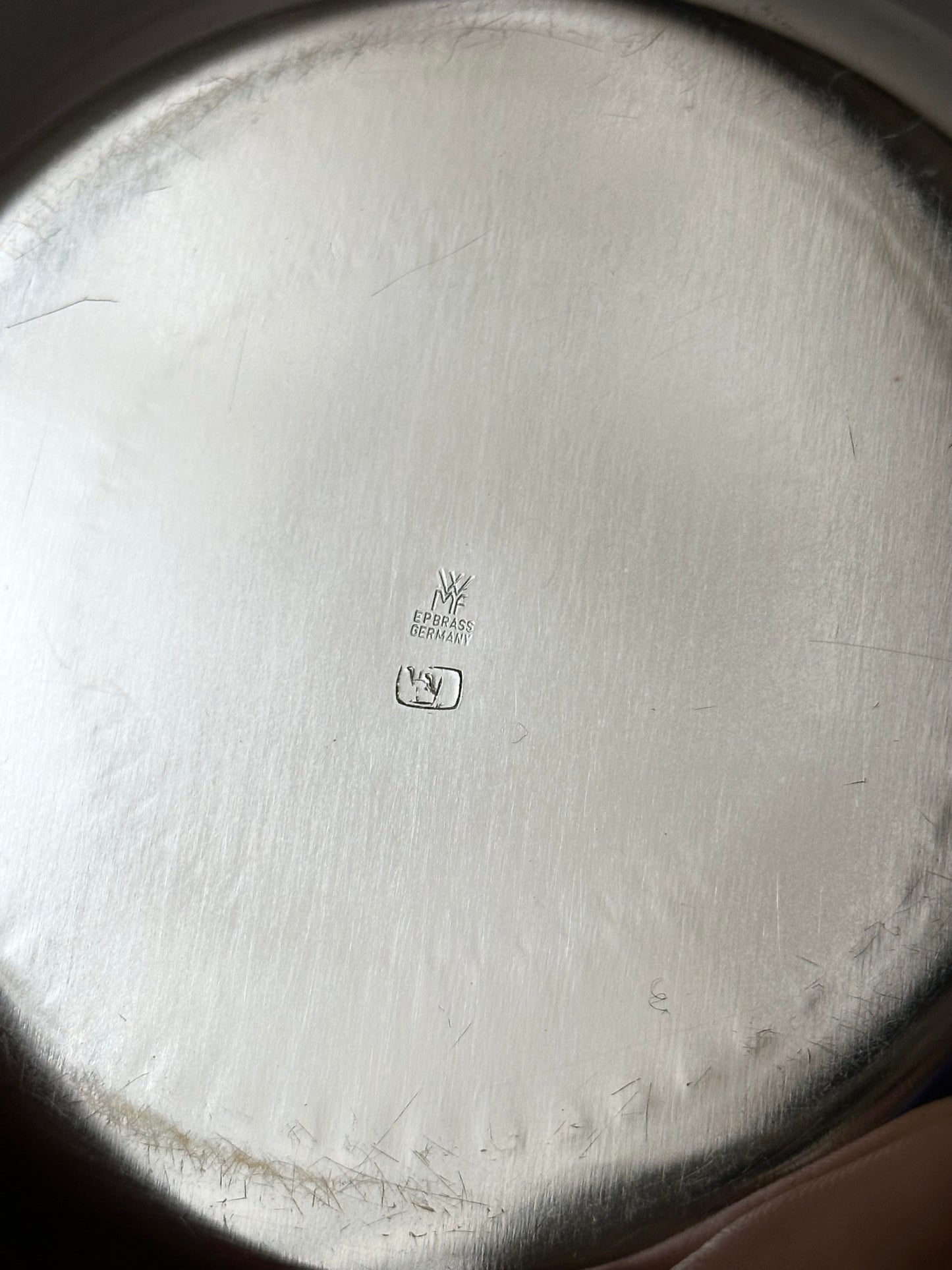 Vintage WMF coaster set of 6 with holder