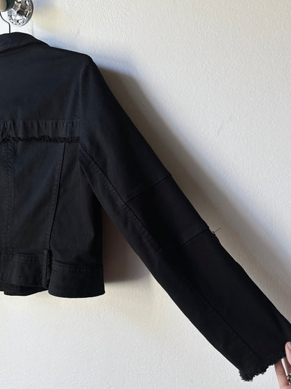 HELMUT LANG cotton biker jacket made in USA