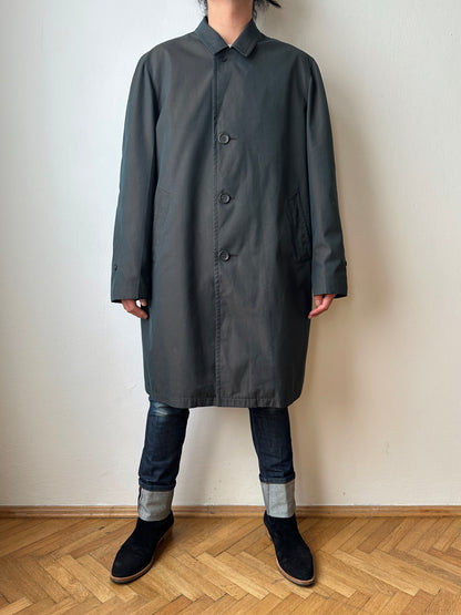 1980s Italian Iridescent waterproof coat 80年代 イタリア古着 イタリア製 玉虫 コート Toto Praha Vintage clothing shop Antique shop 古着屋 プラハ Showroom appointment Prague ユーロ古着 ヨーロッパ古着 古着卸 ヴィンテージ