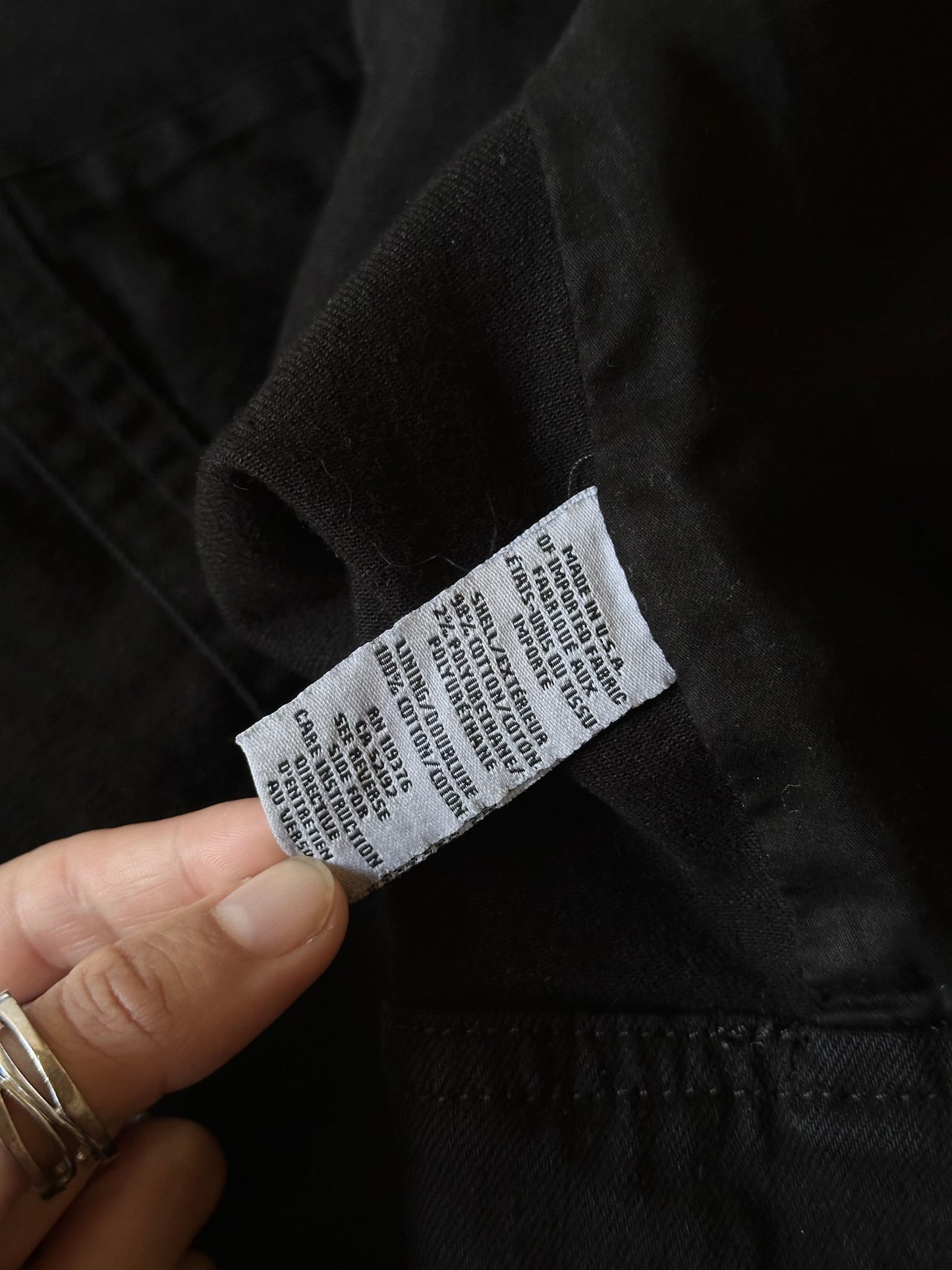 HELMUT LANG cotton biker jacket made in USA