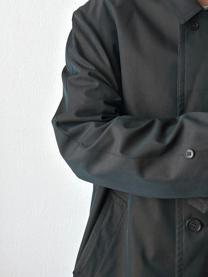 1980s Italian Iridescent waterproof coat 80年代 イタリア古着 イタリア製 玉虫 コート Toto Praha Vintage clothing shop Antique shop 古着屋 プラハ Showroom appointment Prague ユーロ古着 ヨーロッパ古着 古着卸 ヴィンテージ