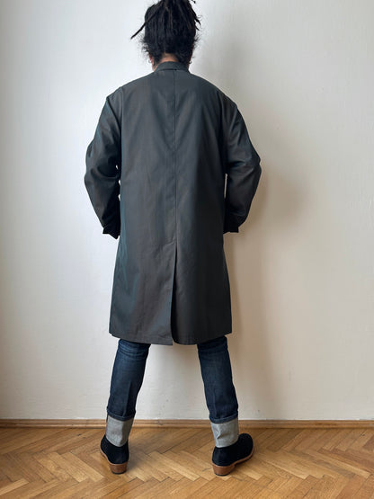 1980s Italian Iridescent waterproof coat