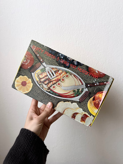 Vintage German party plate set with box