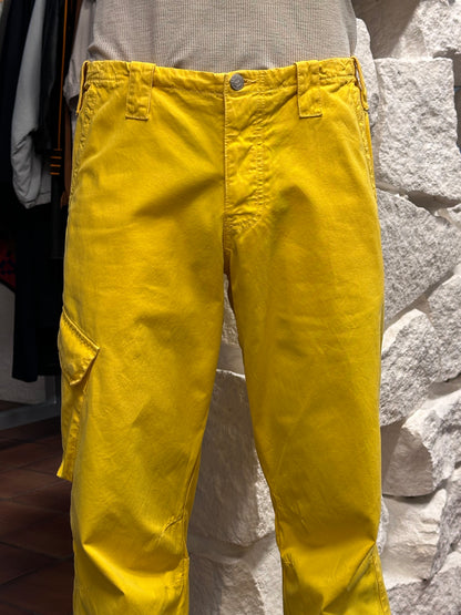 ARMANI JEANS アルマーニジーンズ Toto Vintage clothing store Antique shop Praha Prague Vintage ヴィンテージ プラハ 古着屋 古着 アンティークショップ ユーロ古着  ヨーロッパ古着 Made in Rumania ルーマニア製 yellow 黄色 