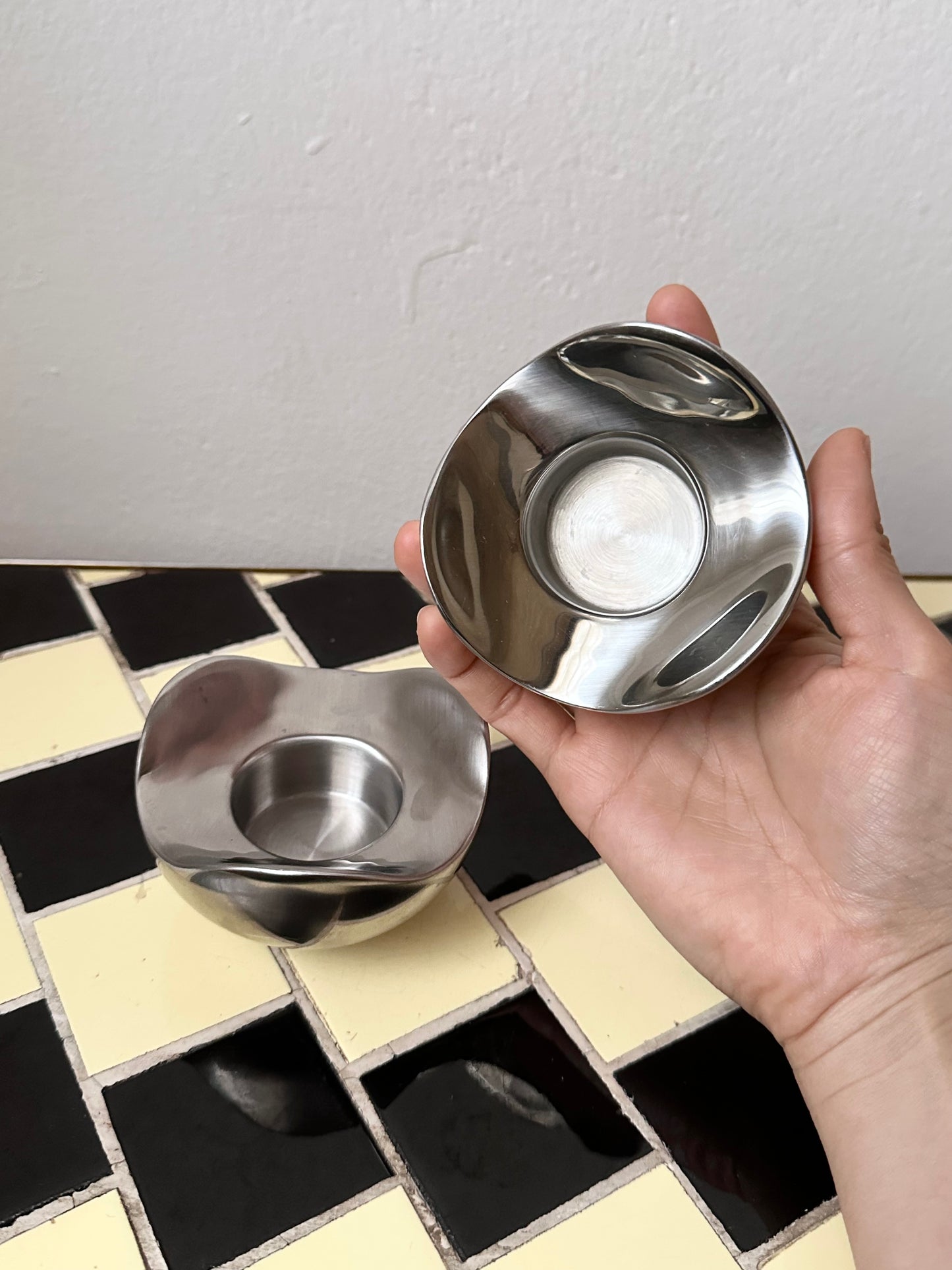 Georg Jensen Denmark candle holder set