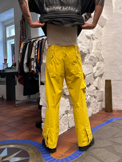 ARMANI JEANS アルマーニジーンズ Toto Vintage clothing store Antique shop Praha Prague Vintage ヴィンテージ プラハ 古着屋 古着 アンティークショップ ユーロ古着  ヨーロッパ古着 Made in Rumania ルーマニア製 yellow 黄色 