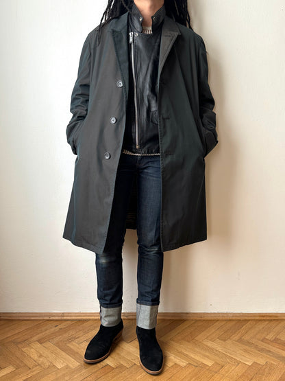 1980s Italian Iridescent waterproof coat