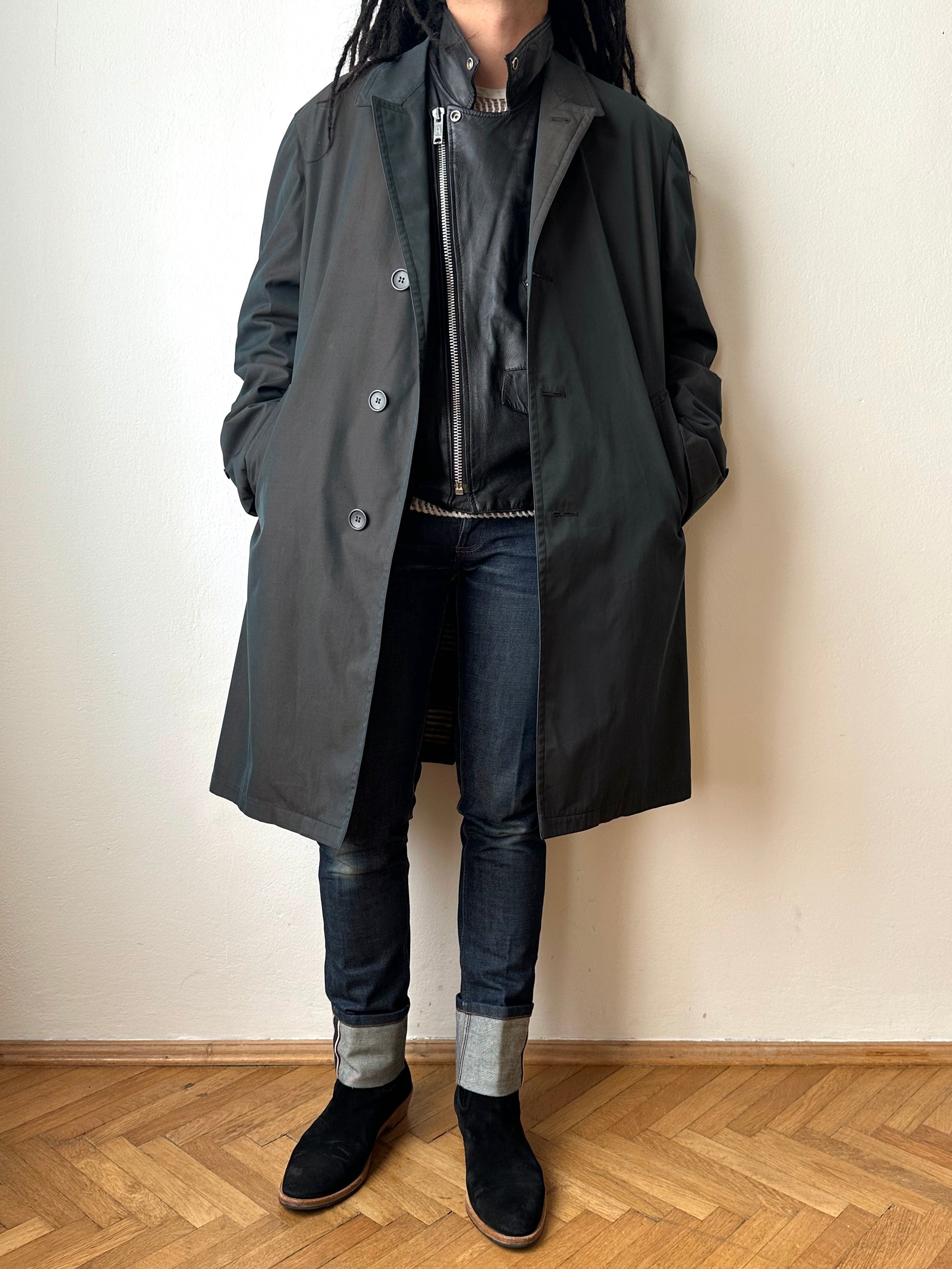 Leather Riders jacket 1980's 80s 80年代 ライダース ジャケット Black  黒  革ジャン PUNK パンク ハードコア Toto Praha Vintage clothing shop Antique shop 古着屋 プラハ Showroom appointment Prague ユーロ古着 ヨーロッパ古着 古着卸 ヴィンテージ