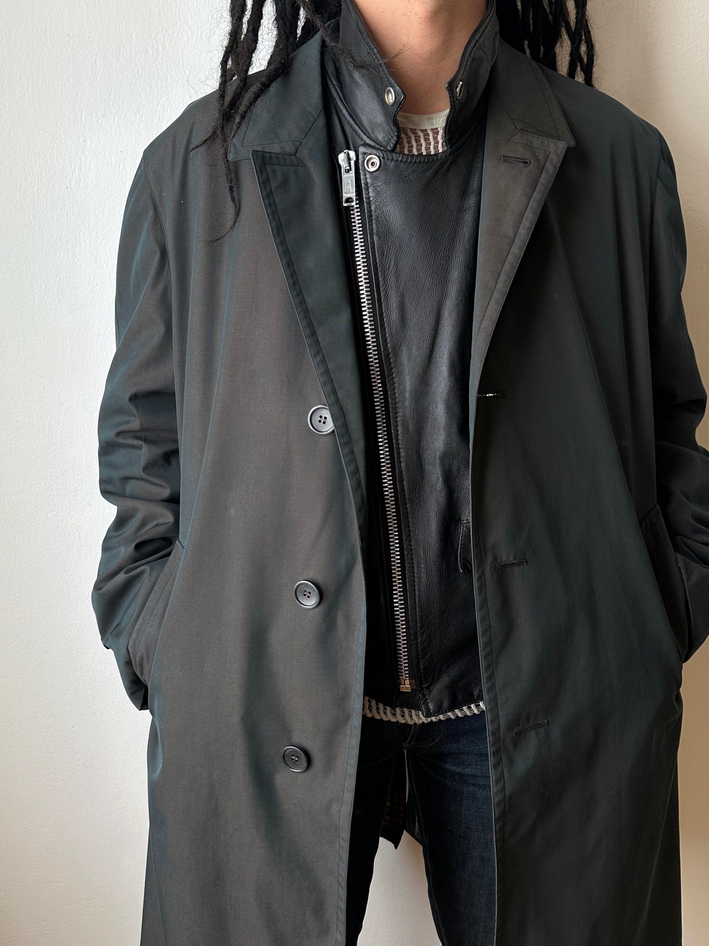 Leather Riders jacket 1980's 80s 80年代 ライダース ジャケット Black  黒  革ジャン PUNK パンク ハードコア Toto Praha Vintage clothing shop Antique shop 古着屋 プラハ Showroom appointment Prague ユーロ古着 ヨーロッパ古着 古着卸 ヴィンテージ