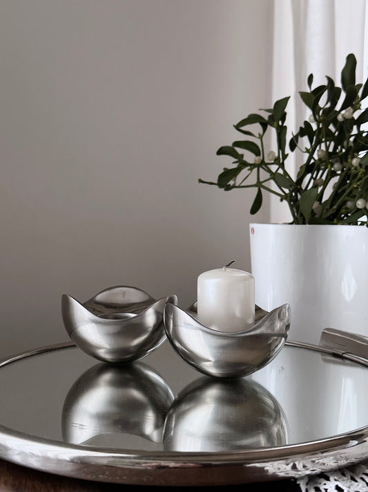 Georg Jensen Denmark candle holder set