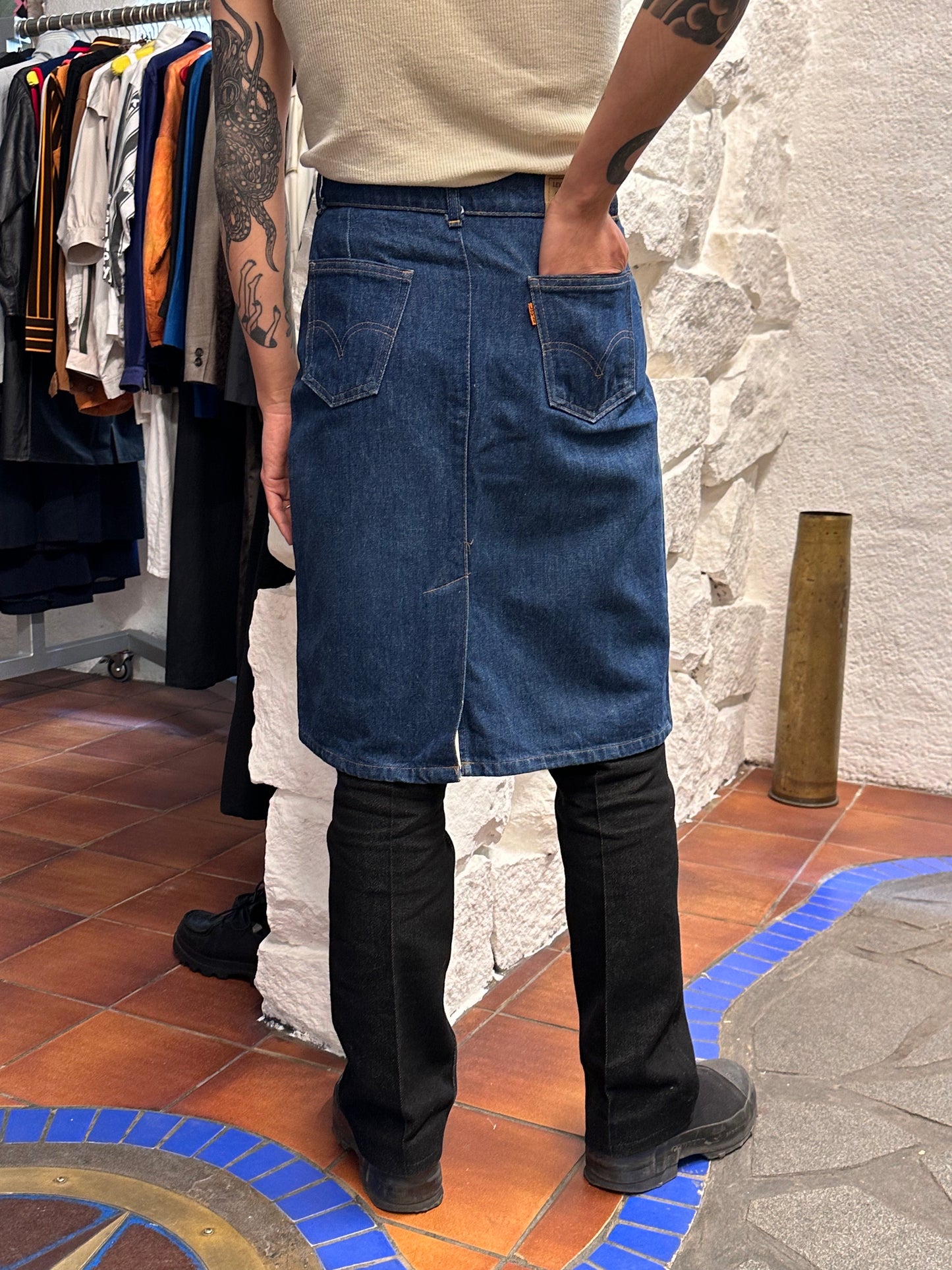 1990s Levi's Denim skirt -w28