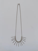 925 fringe bean necklace