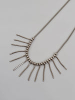 925 fringe bean necklace