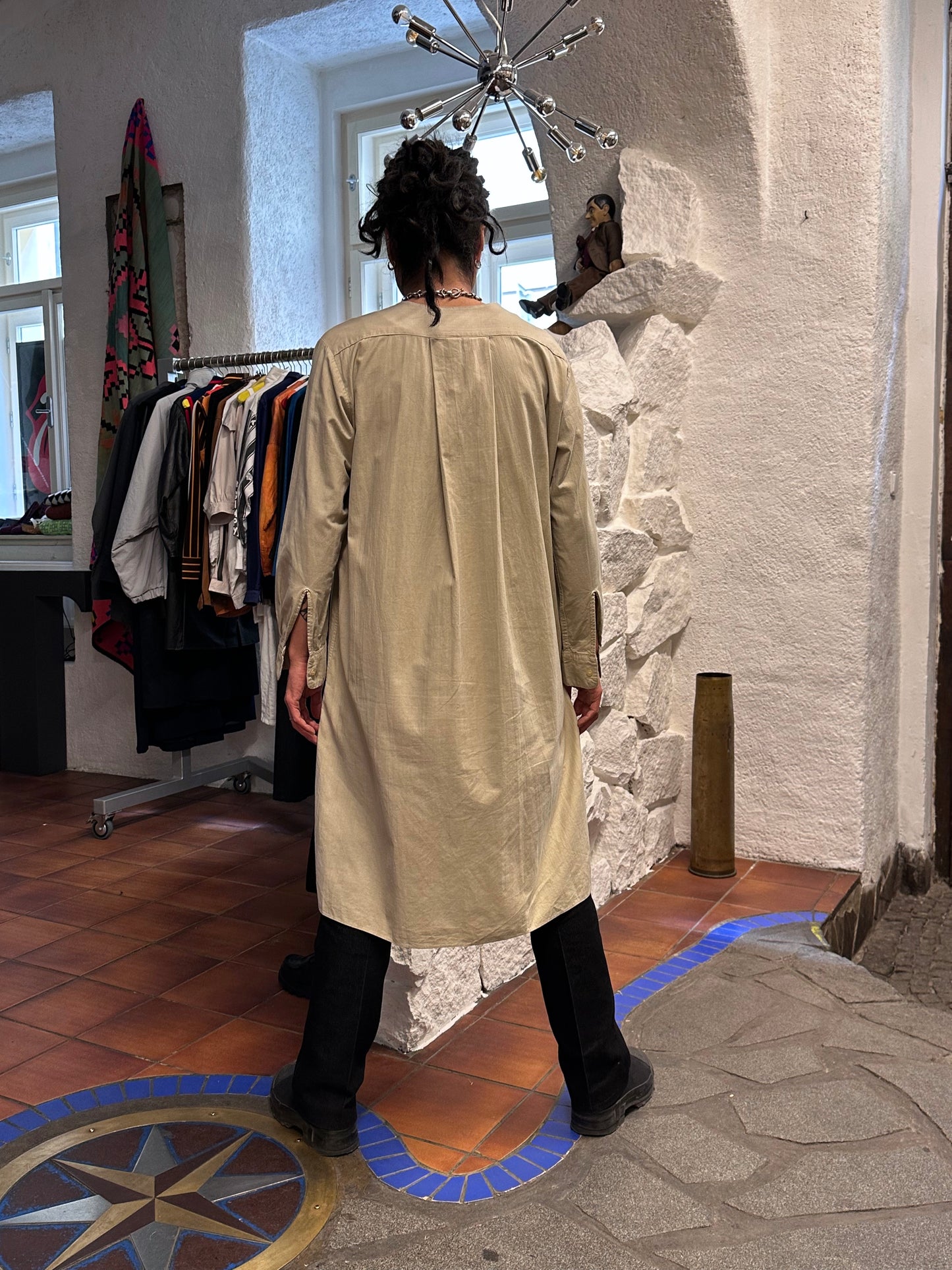 1960's 60年代 German Army Nightshirt Sleeping shirt Pajama shirt Pijama shirt パジャマシャツ スリーピング ドイツ軍 ドイツミリタリー Rare レア Toto Vintage clothing store Antique shop Vintage clothing shop Praha Prague 古着屋 アンティークショップ プラハ ユーロミリタリー ユーロ古着 ヨーロッパ古着 ヨーロッパミリタリー 古着卸