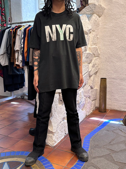 NYC ニューヨーク Tee Tシャツ T-shirt 1990's 90's 90年代 Toto Praha Prague Vintage clothing store Antique shop プラハ 古着屋 古着 イタリア製 ユーロ古着 アンティークショップ ヨーロッパ古着 古着卸