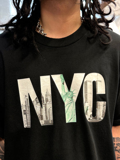 NYC ニューヨーク Tee Tシャツ T-shirt 1990's 90's 90年代 Toto Praha Prague Vintage clothing store Antique shop プラハ 古着屋 古着 イタリア製 ユーロ古着 アンティークショップ ヨーロッパ古着 古着卸