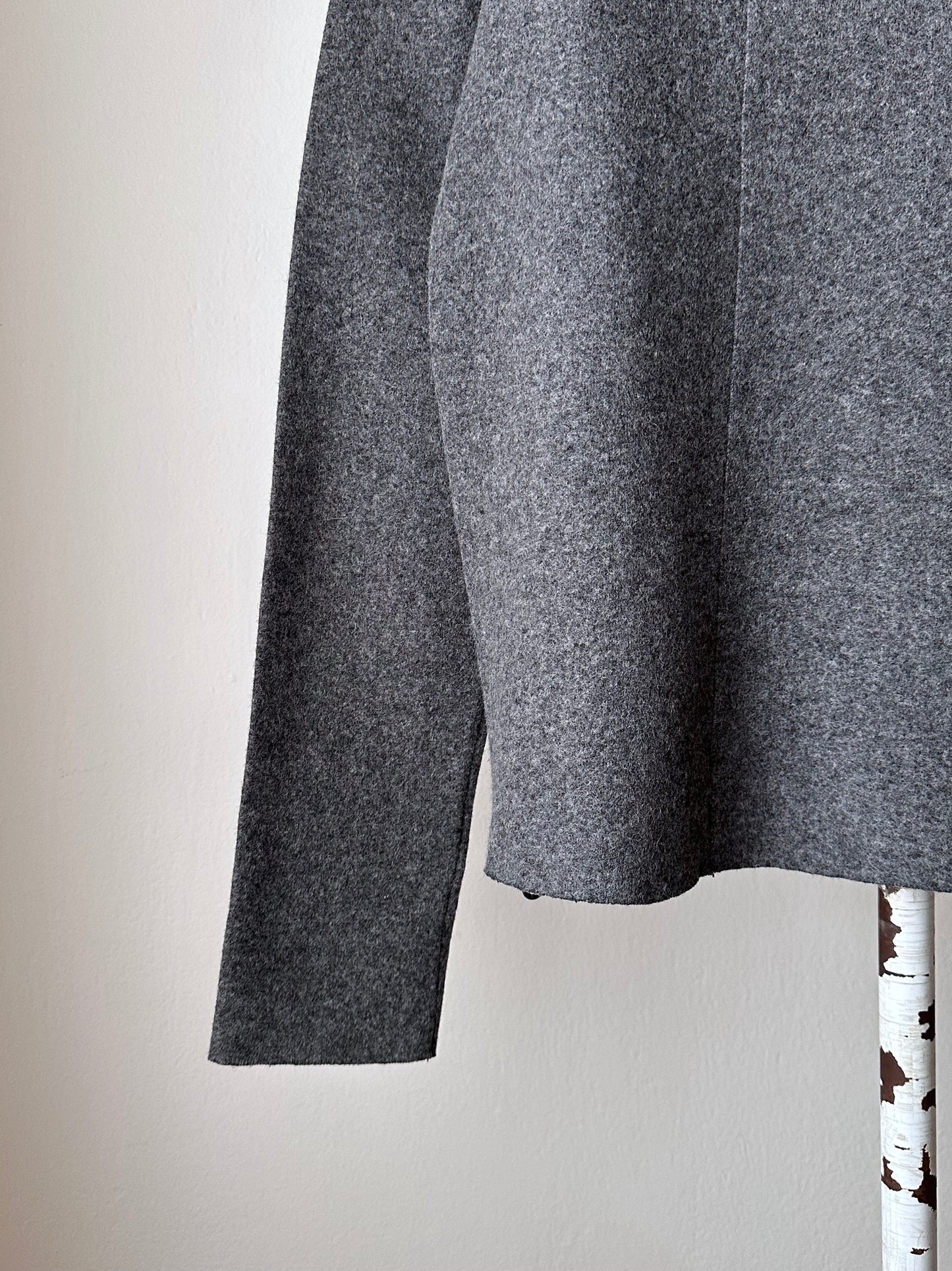 marithe + francois girbaud wool/nylon smock
