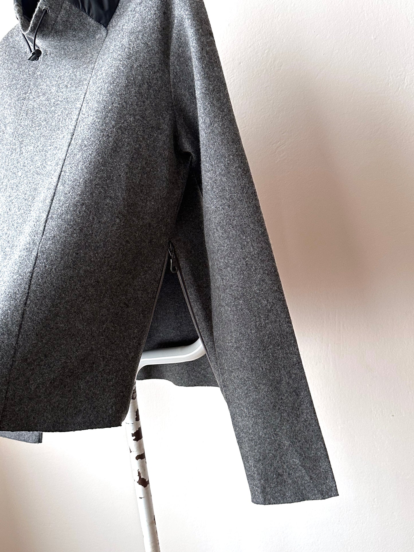 marithe + francois girbaud wool/nylon smock