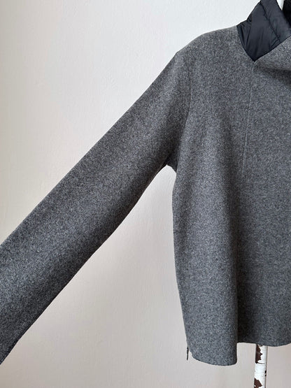 marithe + francois girbaud wool/nylon smock