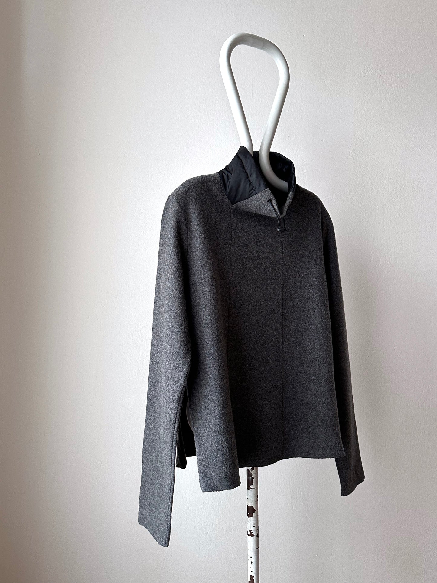 marithe + francois girbaud wool/nylon smock