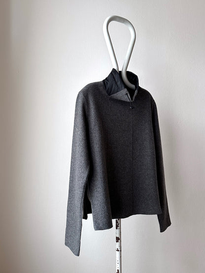 marithe + francois girbaud wool/nylon smock