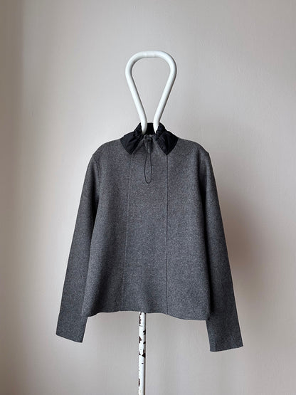 marithe + francois girbaud wool/nylon smock