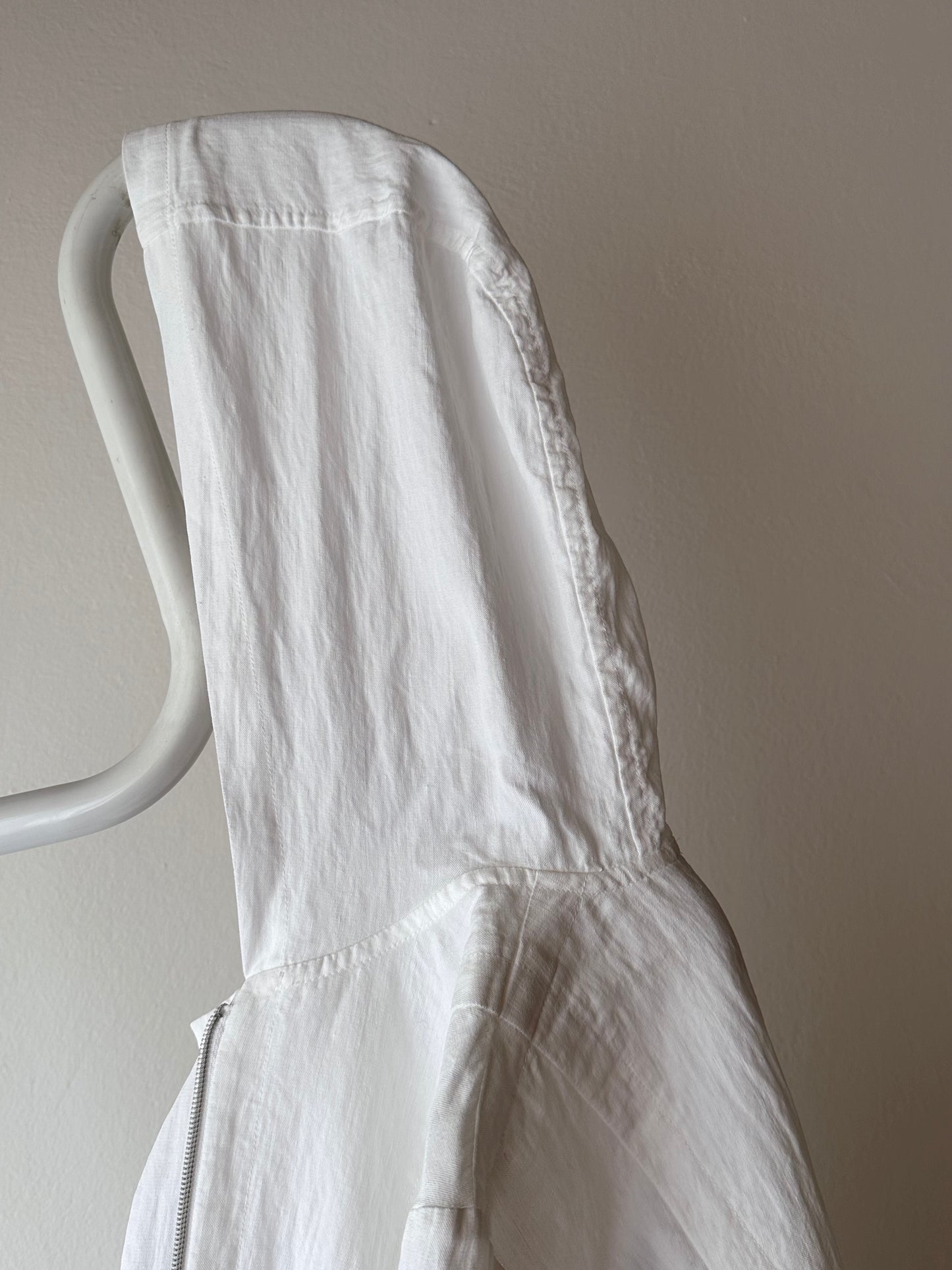 carlo colucci linen nylon jacket