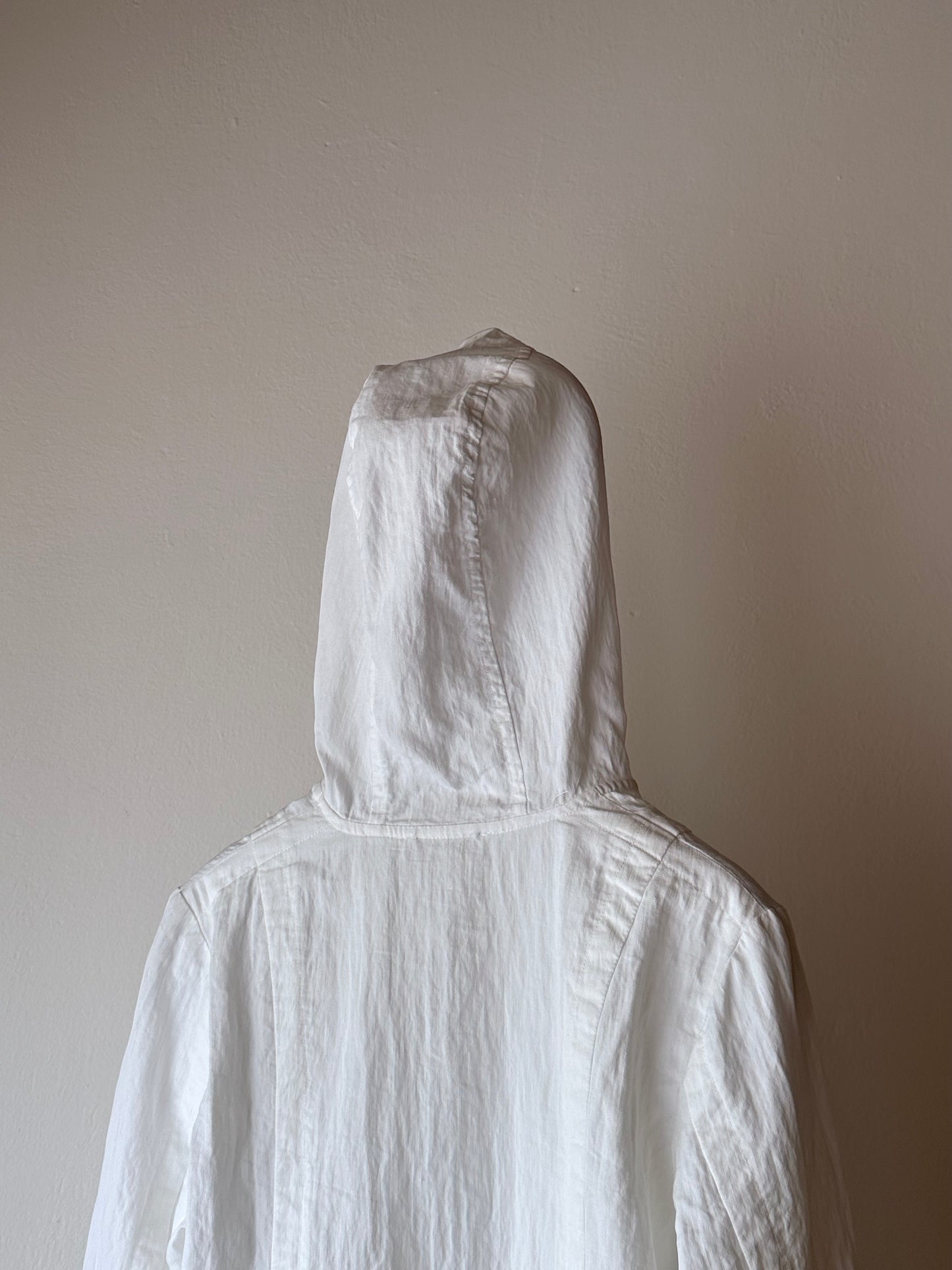 carlo colucci linen nylon jacket