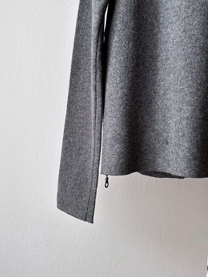 marithe + francois girbaud wool/nylon smock