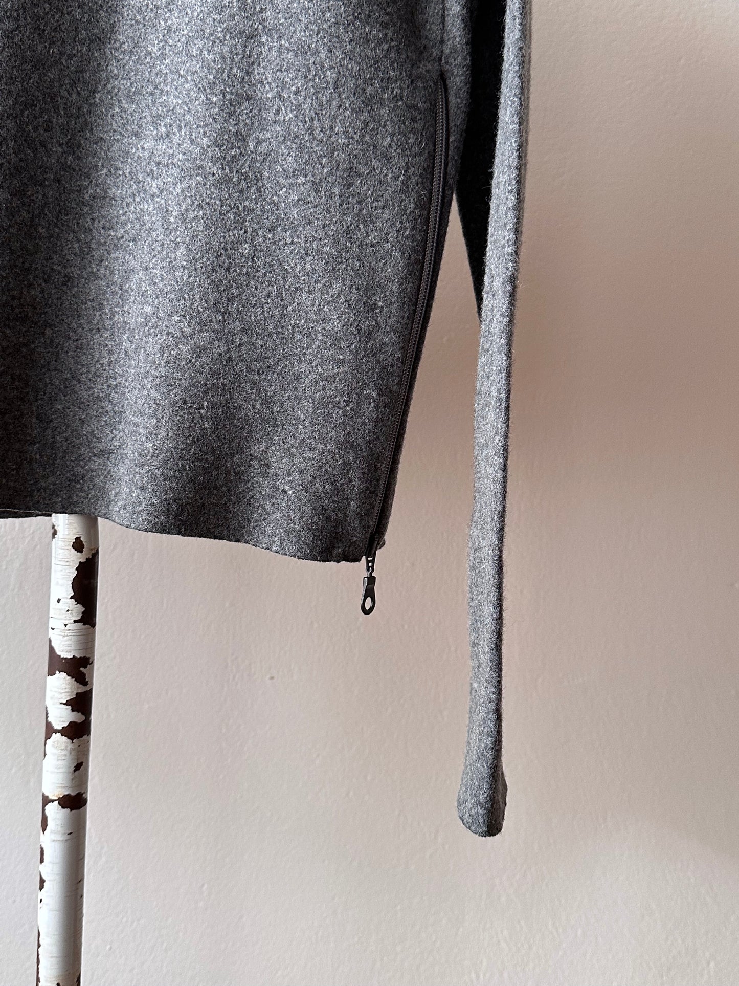 marithe + francois girbaud wool/nylon smock