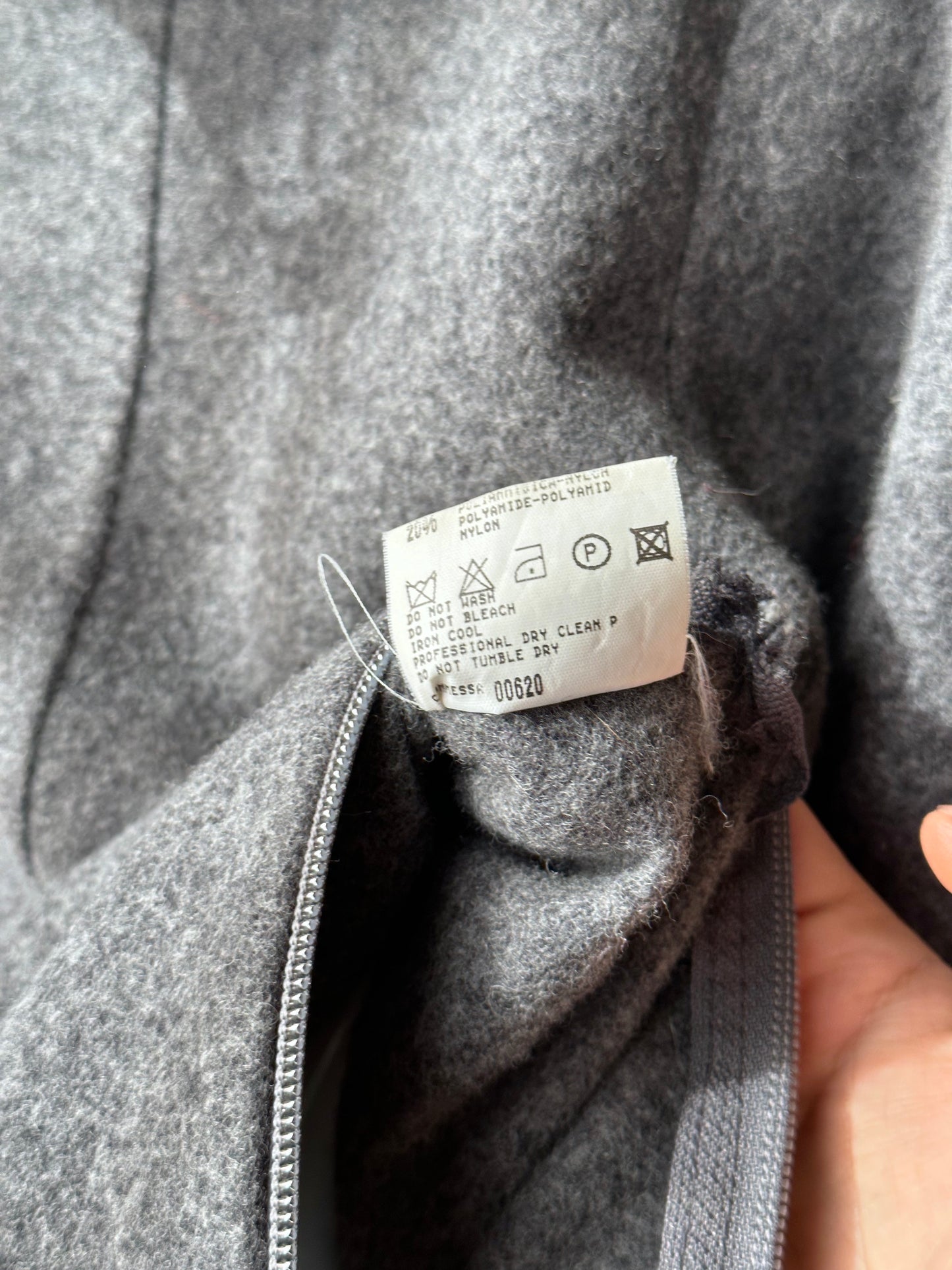 marithe + francois girbaud wool/nylon smock
